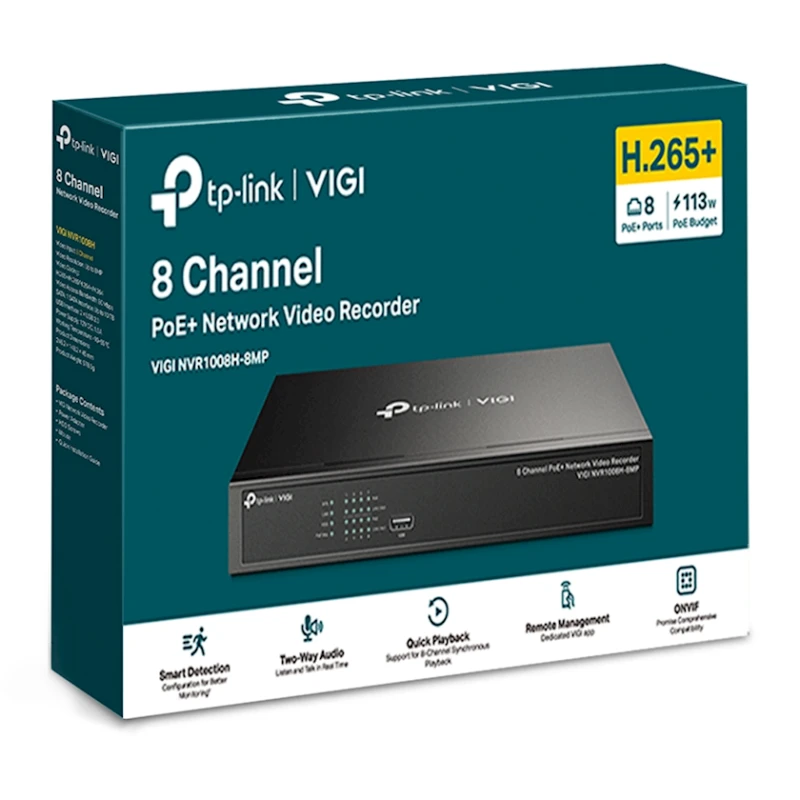 Видеорегистратор TP-Link VIGI NVR1008H-8MP Видеорегистратор TP-Link VIGI NVR1008H-8MP