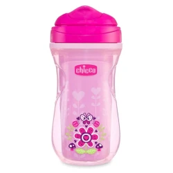 Поильник Chicco Active Cup, 266 мл, розовый Поильник Chicco Active Cup, 266 мл, розовый