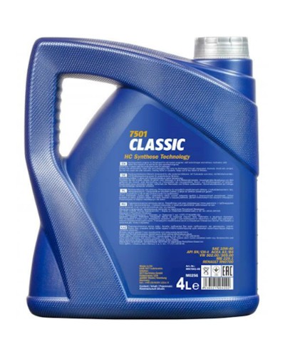 Yarısintetik motor yağı Mannol Classic, 4 L