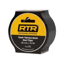 Yapışqan lent Rtrmax RNC192, qara, 10 m