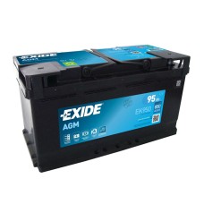 Avtomobil akkumulyatoru Exide Start-Stop AGM EK950, 95Ah , 850A, 12V, R+