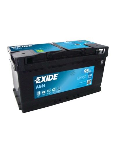 Avtomobil akkumulyatoru Exide Start-Stop AGM EK950, 95Ah , 850A, 12V, R+