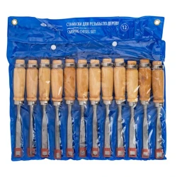 Набор стамесок Невская Палитра Сонет для дерева, 12 штук Набор стамесок Невская Палитра Сонет для дерева, 12 штук