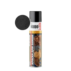 Краска для обновления цвета Kudo KU-5251, для замши, черный, 400 мл