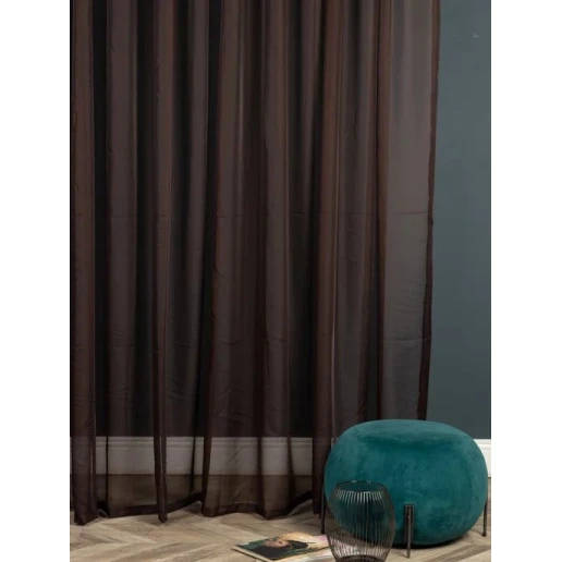 Tül Sieana014, qəhvəyi, orqanza, 390х300 sm Tül Sieana014, qəhvəyi, orqanza, 390х300 sm