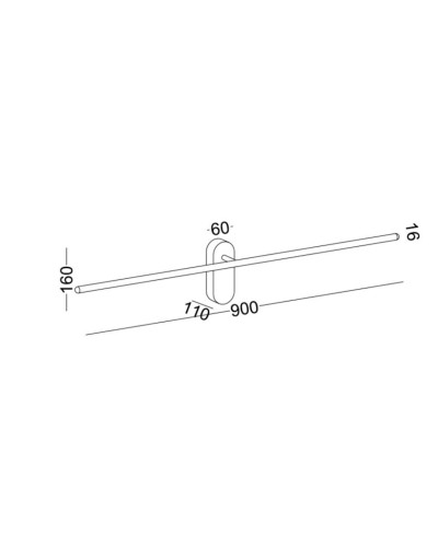 Divar çırağı Lustore LSW244
