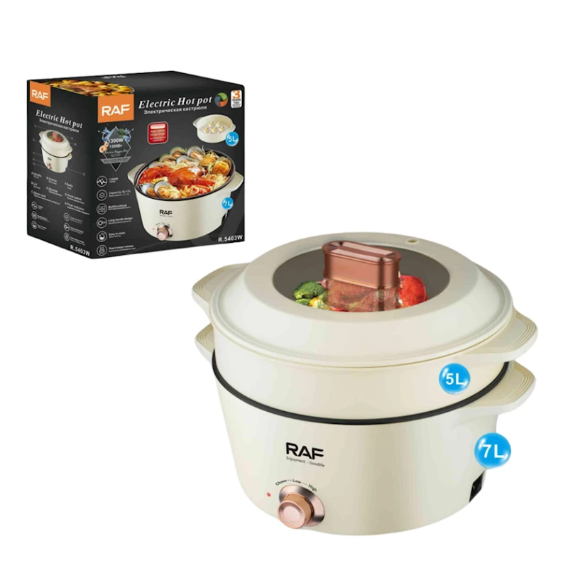 Электрокастрюля RAF R-5403 White Электрокастрюля RAF R-5403 White