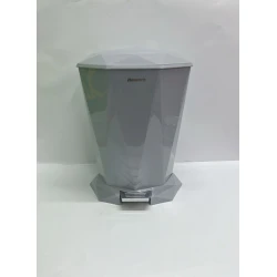 Мусорное ведро Homara HM005, пластик, серое, 30х39 см