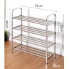 Многослойная полка для обуви shelf_654, нержавеющая сталь, 5 полок