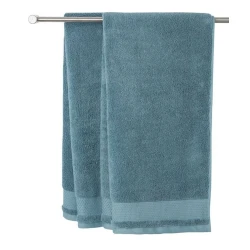 Полотенце для рук JYSK Nora By Kronborg, 40x60 см, хлопок, темно-синий