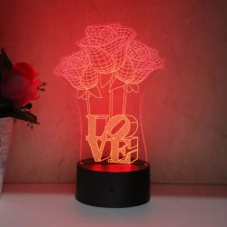 Suvenir UGUR038G07 Love, rəngbərəng