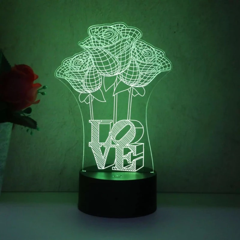 Suvenir UGUR038G07 Love, rəngbərəng