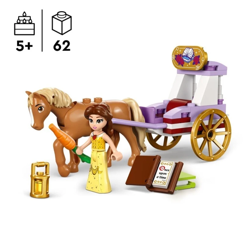 Конструктор LEGO Disney Princess Belle's Storytime Horse Carriage 43233, 62 детали, от 5 лет Конструктор LEGO Disney Princess Belle's Storytime Horse Carriage 43233, 62 детали, от 5 лет