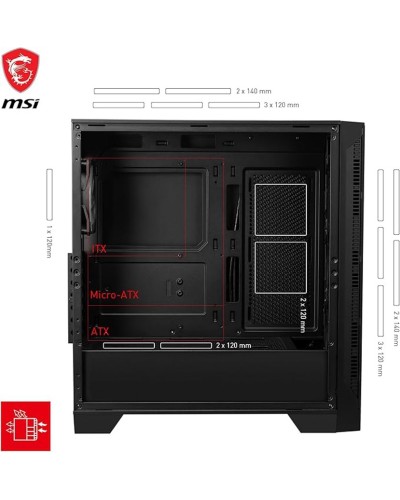 Korpus MSI Mag Forge 321R Airflow (306-7G23R22-HH9)