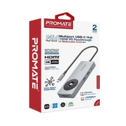 USB хаб Promate Comandhub Pro 14in1