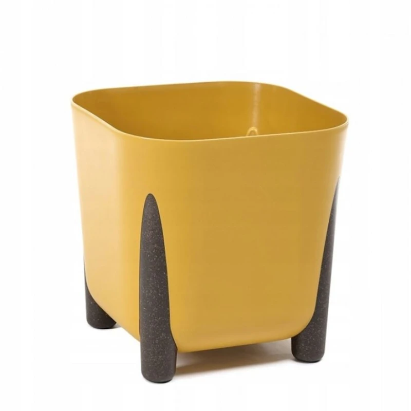 Bitkilər üçün dibçək Lamela Frida Eco, 29х29х23.1 sm, sarı