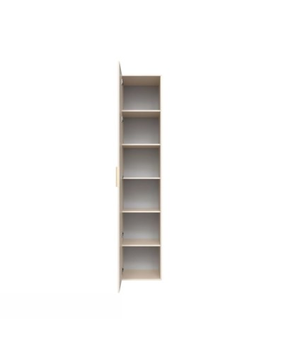 Şkaf Art Mebel 10, 210x60x45 sm, laminat, krem