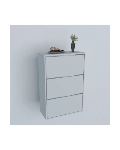 Ayaqqabı üçün tumba Moon ev_12115500, LDSP, ağ, 110x73x24 sm