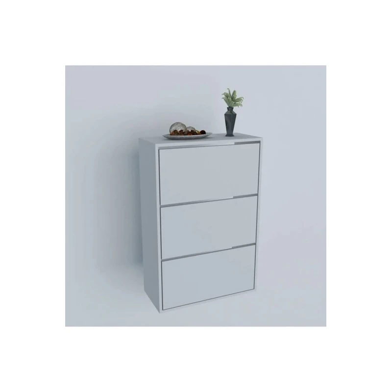 Тумба для обуви Moon ev_12115500, ЛДСП, белая, 110x73x24 см