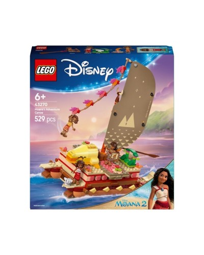 Konstruktor LEGO Disney Moana's Adventure Canoe 43270, 529 parça, 6 yaşdan