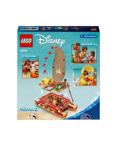 Konstruktor LEGO Disney Moana's Adventure Canoe 43270, 529 parça, 6 yaşdan