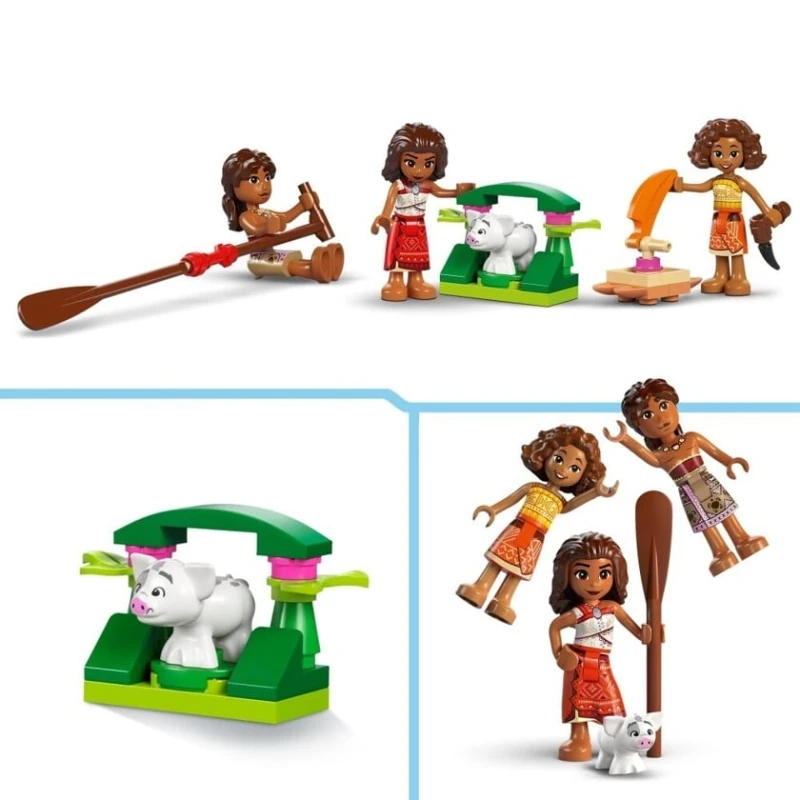 Конструктор LEGO Disney Moana's Adventure Canoe 43270, 529 деталей, от 6 лет