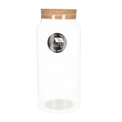 Банка для хранения пищевых продуктов Danny Home 1988-42 стекло, прозрачная, 1300 мл