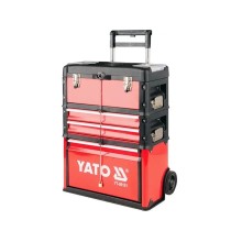 Alətlər üçün qutu-araba Yato YT-09101, 52х32х72 sm, qara/qırmızı