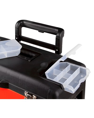 Alətlər üçün qutu-araba Yato YT-09101, 52х32х72 sm, qara/qırmızı