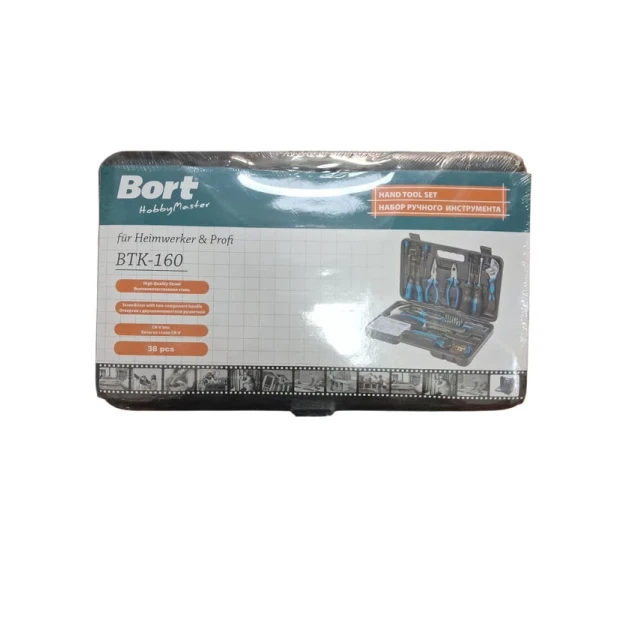 Набор инструментов Bort btk160 38 штук MQ-20107