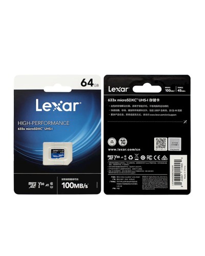Yaddaş kartı Lexar 64GB MicroSD