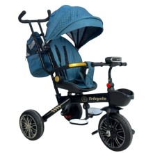 Uşaqlar üçün üçtəkərli velosiped T18-1_RB_210967, göy