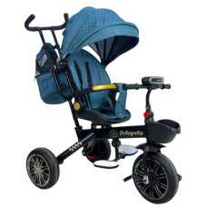 Uşaqlar üçün üçtəkərli velosiped T18-1_RB_210967, göy