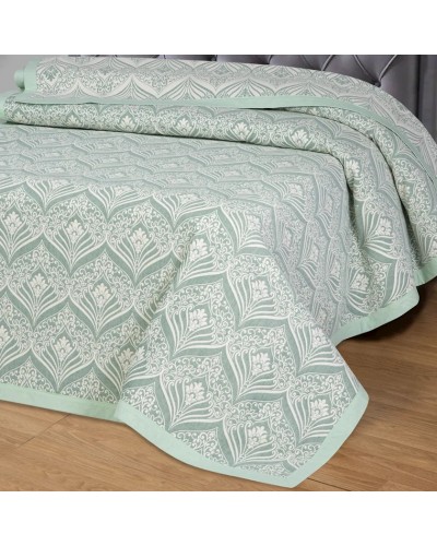 Örtük Артпостель Сады Востока, 240x235 sm, ikinəfərlik, jakkard/pambıq, yaşıl