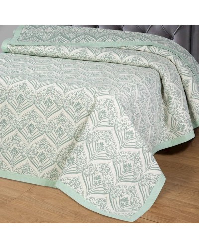 Örtük Артпостель Сады Востока, 240x235 sm, ikinəfərlik, jakkard/pambıq, yaşıl
