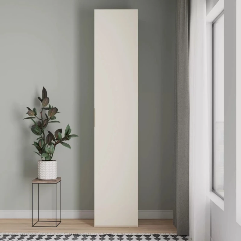 Шкаф Art Mebel 9, 210x40x45 см, ламинат, кремовый Шкаф Art Mebel 9, 210x40x45 см, ламинат, кремовый