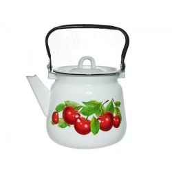 Чайник СтальЭмаль Вишневый сад С2716*55 3500 мл, белый