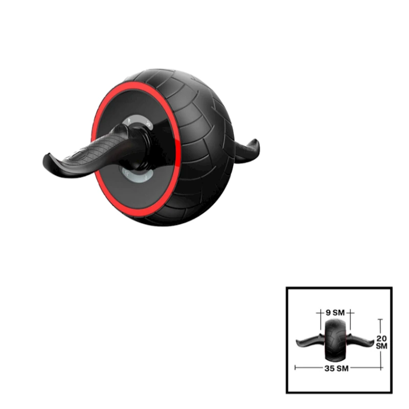 Ролик для пресса Gymnic 202022000089, 35x20x9 см, черный Ролик для пресса Gymnic 202022000089, 35x20x9 см, черный