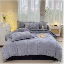 Комплект постельного белья Annaberry SHA-00003380, пододеяльник 200x230 см, простыня 230x250 см, наволочка 50х70 см (2 шт), двуспальный, бамбук, разноцветный