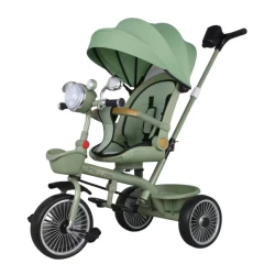 Детский трехколесный велосипед SMR865, зеленый