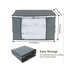 Сумка-органайзер для хранения одежды For Home, 60х40х35 см Сумка-органайзер для хранения одежды For Home, 60х40х35 см