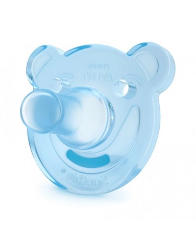 Əmziklər dəsti Philips AVENT Soothie Shapes, ortodontik, 0-3 ay, silikon, 2 əd, mavi