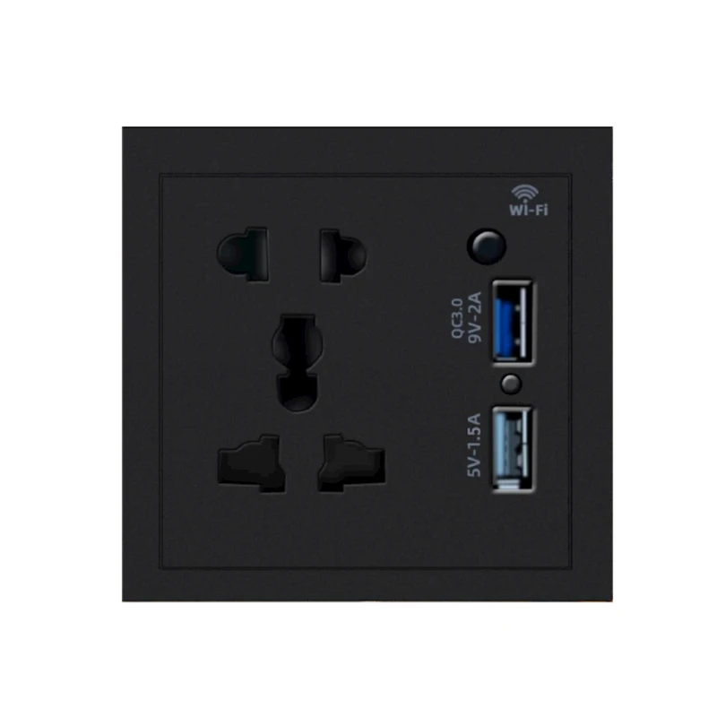 Умные розетки Tuya Smart Life Wifi Socket Wall Outlet With Usb Fast Charging Умные розетки Tuya Smart Life Wifi Socket Wall Outlet With Usb Fast Charging