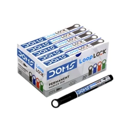 Перманентный маркер DOMS 8326, 1 шт, черный