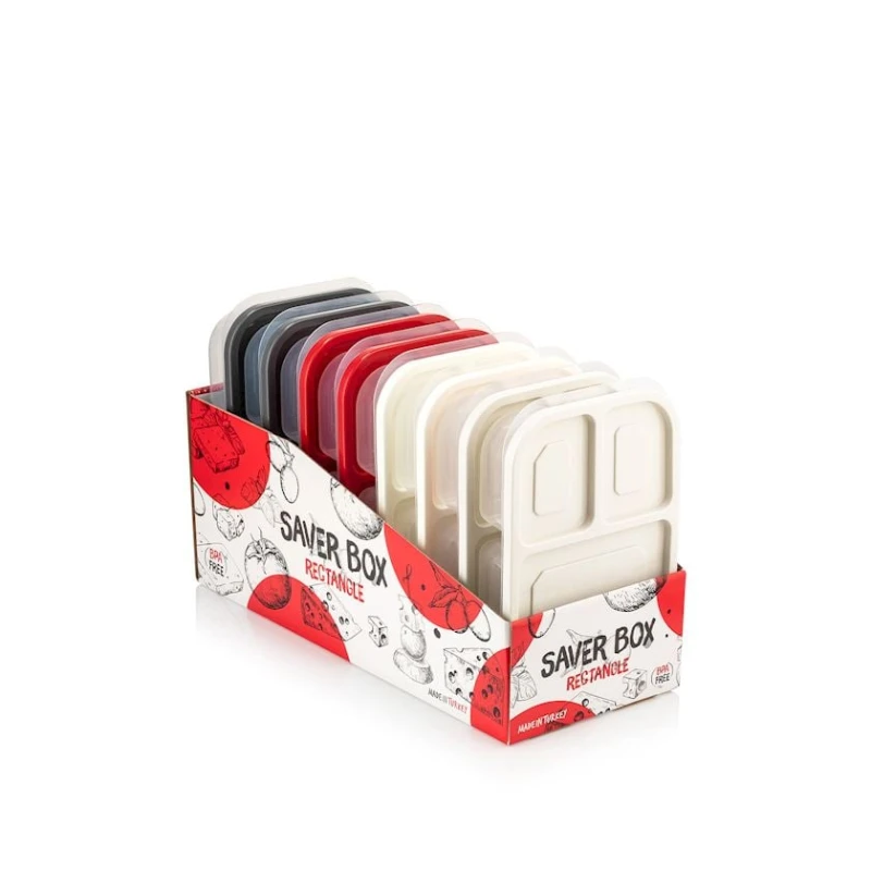 Контейнер Qlux BSF-810, 23.5 x 15.2 x 5.2 см, 1.2 л, товар в ассортименте