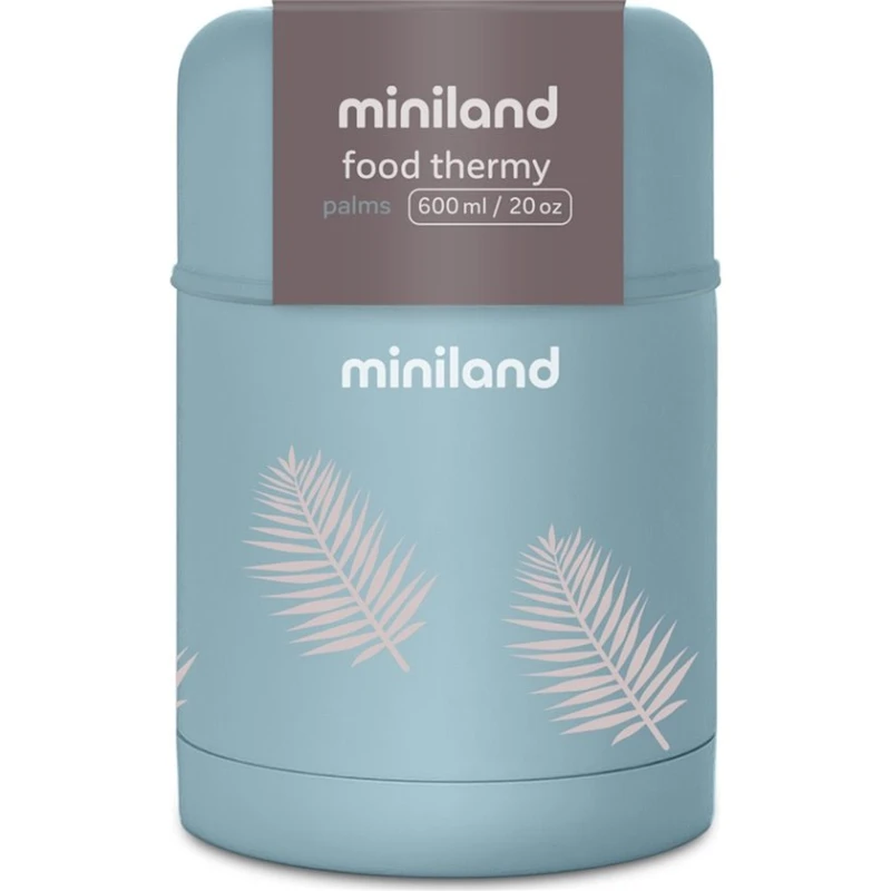 Uşaqlar üçün qida termosu Miniland Terra Palms, 600 ml Uşaqlar üçün qida termosu Miniland Terra Palms, 600 ml