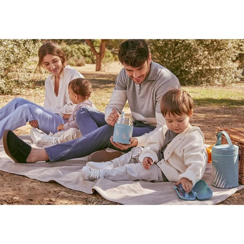 Uşaqlar üçün qida termosu Miniland Terra Palms, 600 ml Uşaqlar üçün qida termosu Miniland Terra Palms, 600 ml