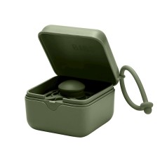 Əmziklər üçün qutu BIBS Hunter Green, polipropilen/silikon