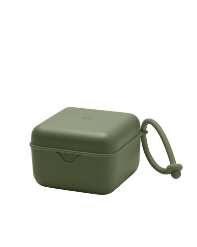 Əmziklər üçün qutu BIBS Hunter Green, polipropilen/silikon