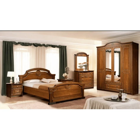 Спальный гарнитур Slonim mebel Karolina Yod-56, коричневый Спальный гарнитур Slonim mebel Karolina Yod-56, коричневый